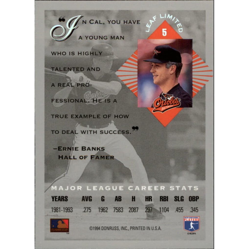 1994 Leaf Limited #5 Cal Ripken
