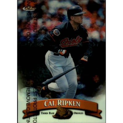 1998 Finest Refractors #135 Cal Ripken