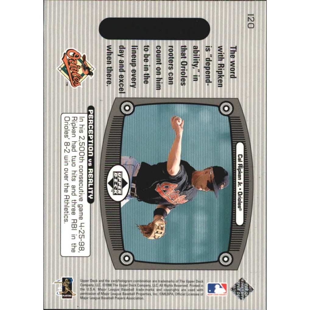 1999 Upper Deck Immaculate Perception #I20 Cal Ripken