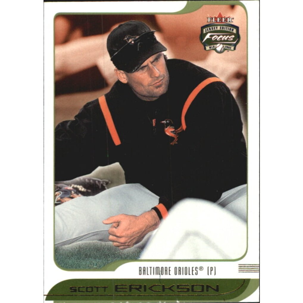 2002 Fleer Focus JE Jersey Parallel #113 Scott Erickson/19