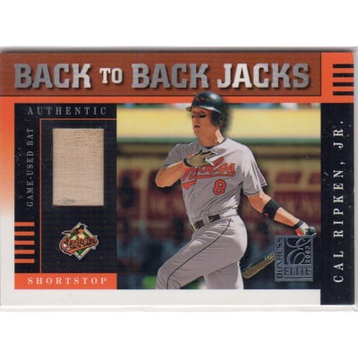 2003 Donruss Elite Back to Back Jacks #47 Cal Ripken/Brooks Robinson