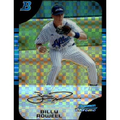 2005 Bowman Chrome Draft AFLAC X-Fractors #AFL1 Billy Rowell