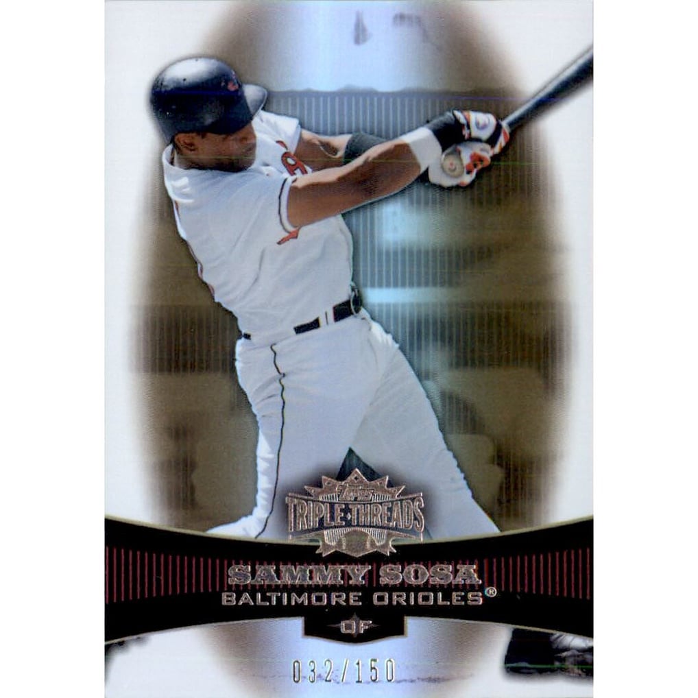 2006 Topps Triple Threads Sepia #38 Sammy Sosa