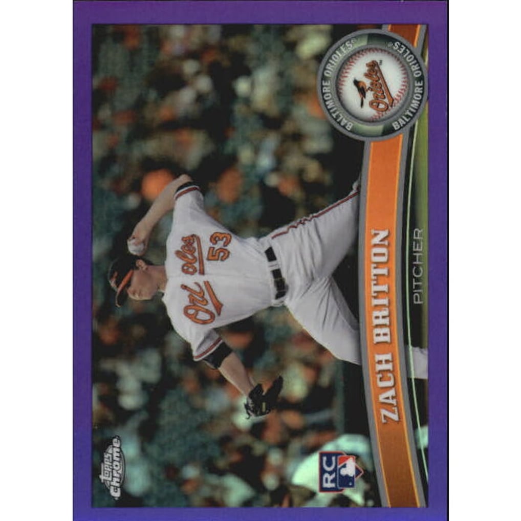 2011 Topps Chrome Purple Refractors #216 Zach Britton