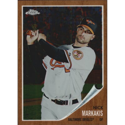 2011 Topps Heritage Chrome Refractors #C146 Nick Markakis