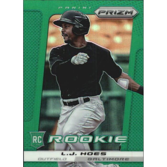 2013 Panini Prizm Prizms Green #279 L.J. Hoes
