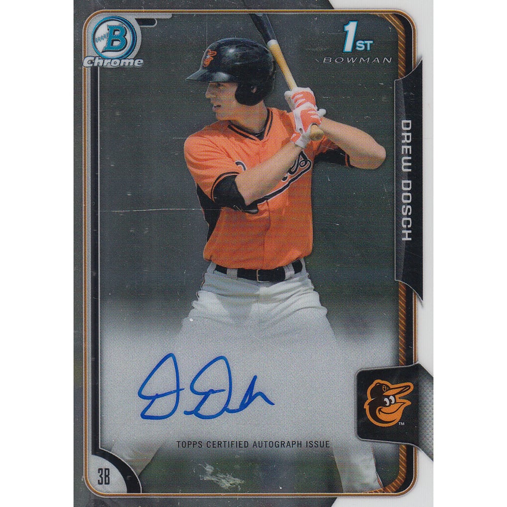 2015 Bowman Chrome Prospect Autographs #BCAPDD Drew Dosch