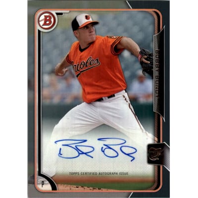 2015 Bowman Prospects Autographs Silver #PABB Bobby Bundy