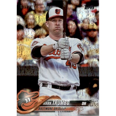 2018 Topps Factory Set Foilboard #287 Mark Trumbo