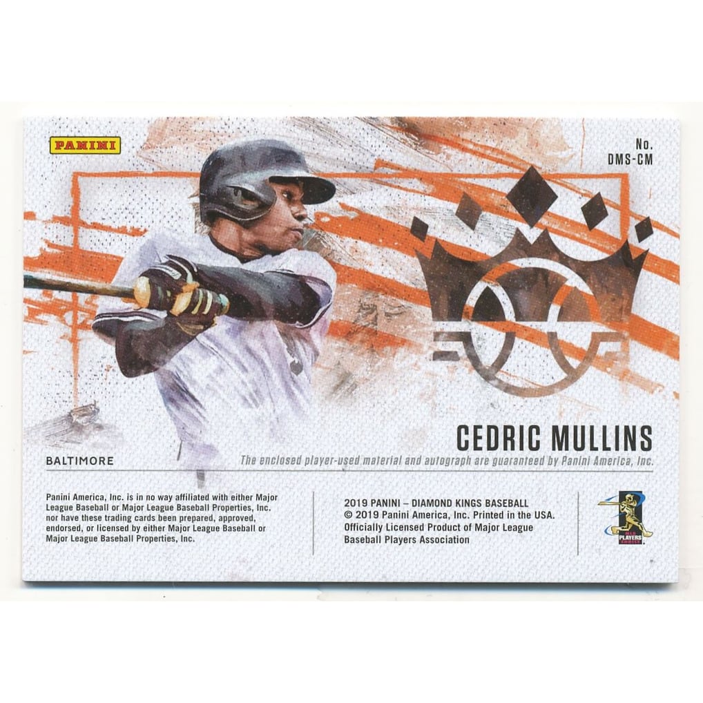 2019 Diamond Kings DK Material Signatures #5 Cedric Mullins