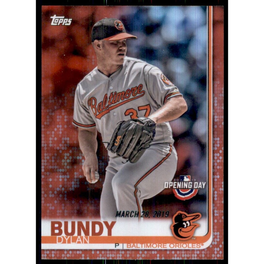 2019 Topps Opening Day Red Foil #80 Dylan Bundy