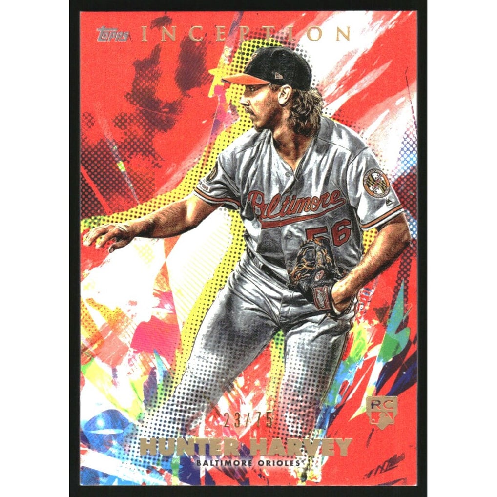 2020 Topps Inception Red #76 Hunter Harvey