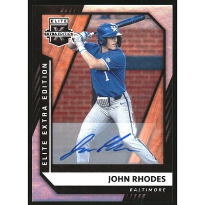 2021 Elite Extra Edition Signatures #76 John Rhodes