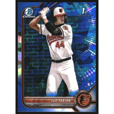 2022 Bowman Chrome Draft Sapphire #BDC114 Jud Fabian