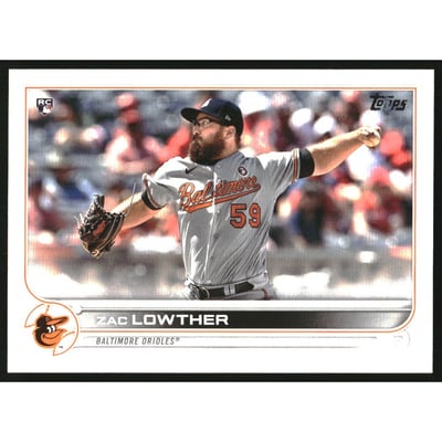 2022 Topps Advanced Stats #133 Zac Lowther