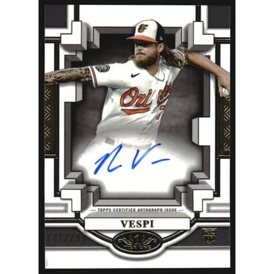 2023 Topps Tier One Break Out Autographs #BOANV1 Nick Vespi/299