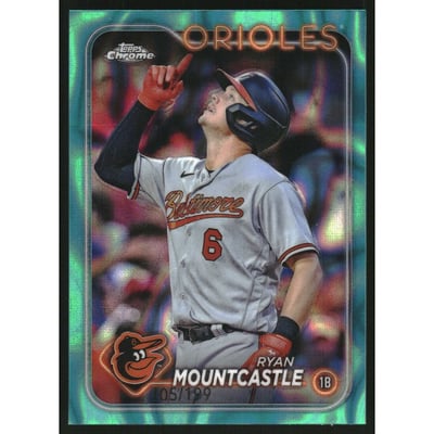 2024 Topps Chrome Aqua Lava Refractors #265 Ryan Mountcastle