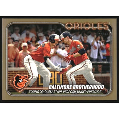 2024 Topps Gold #378 Gunnar Henderson/Adley Rutschman CL