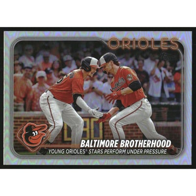 2024 Topps Rainbow Foil #378 Gunnar Henderson/Adley Rutschman CL