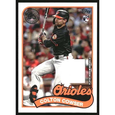 2024 Topps Update '89 Topps Relics #89RUCC Colton Cowser