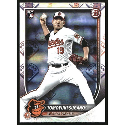2025 Bowman Retro Logo Pattern #41 Tomoyuki Sugano