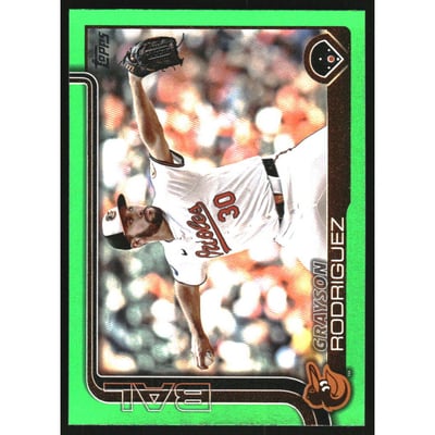 2025 Topps Green Rainbow Foil #505 Grayson Rodriguez