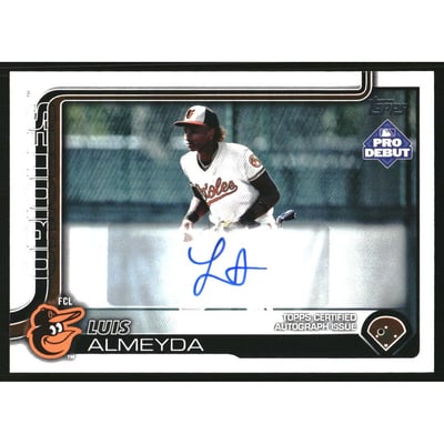 2025 Topps Pro Debut Autographs #PD49 Luis Almeyda