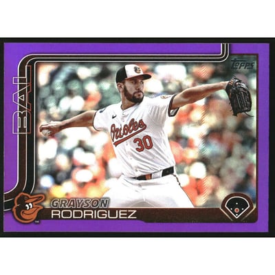 2025 Topps Purple Rainbow Foil #505 Grayson Rodriguez