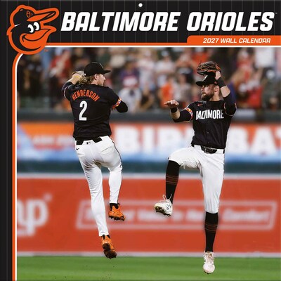 Baltimore Orioles 2027 12” x 12” Team Wall Calendar
