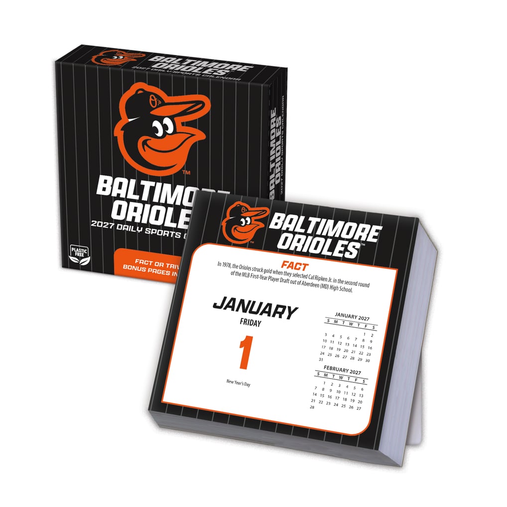 Baltimore Orioles 2027 Box Calendar