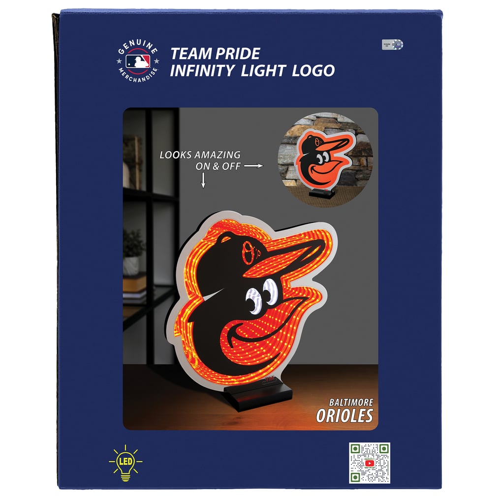 Baltimore Orioles LED Infinity Logo Light