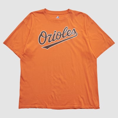 Baltimore Orioles Majestic 2010s T-shirt - Orange - 2XL by Fanatics Real Vintage