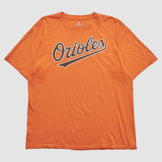 Baltimore Orioles Majestic 2010s T-shirt - Orange - 2XL by Fanatics Real Vintage
