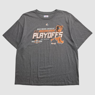 Baltimore Orioles Majestic 2012 T-shirt - Dark Heather Gray - 2XL by Fanatics Real Vintage