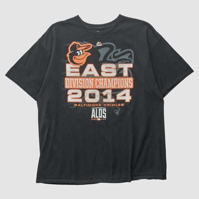 Baltimore Orioles Majestic 2014 T-shirt - Black - 2XL by Fanatics Real Vintage