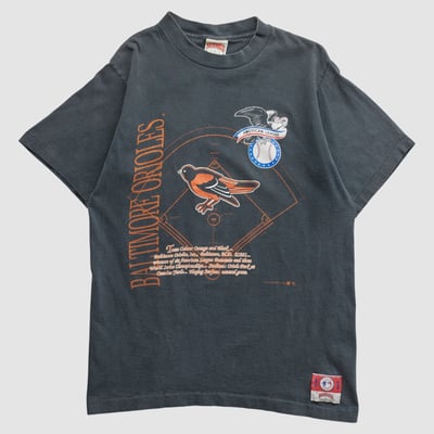 Baltimore Orioles Nutmeg Mills 1992 T-shirt - Black - S by Fanatics Real Vintage