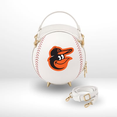 Baltimore Orioles by Jill Martin Baseball Crossbody Fan Bag