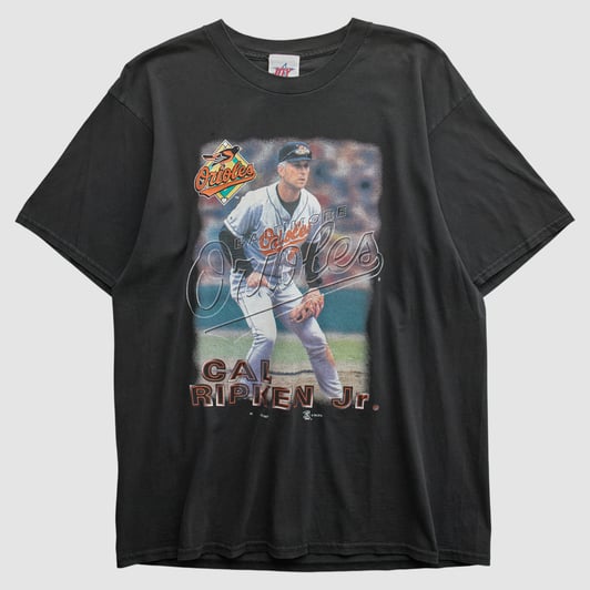 Cal Ripken Jr. Joy Athletic 1997 T-shirt - Black - L by Fanatics Real Vintage