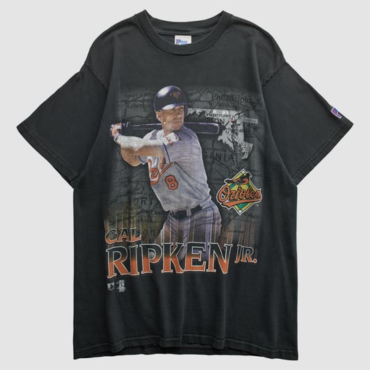 Cal Ripken Jr. Pro Player 90s T-shirt - Black - L by Fanatics Real Vintage
