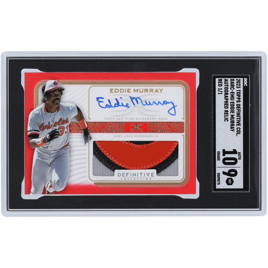 Eddie Murray Baltimore Orioles Autographed 2023 Topps Definitive 