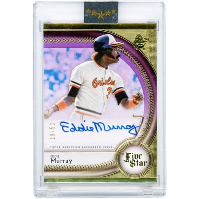 Eddie Murray Baltimore Orioles Autographed 2024 Topps Five Star Purple #FSA-EMU #19/50 Card 