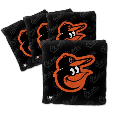 Baltimore Orioles Fanpoint Four-Piece Cornhole Bag Set