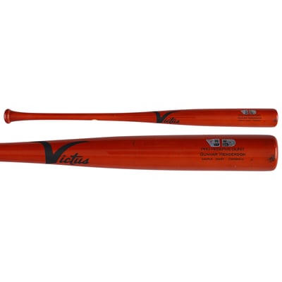 Gunnar Henderson Baltimore Orioles Fanatics Authentic Player-Issued Red Victus Bat from the 2023 MLB Season - NF70456940