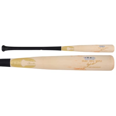 Gunnar Henderson Baltimore Orioles Fanatics Authentic Player-Issued Tan and Black Chandler Bat from the 2024 MLB Season - NF70456917