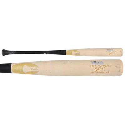 Gunnar Henderson Baltimore Orioles Fanatics Authentic Player-Issued Tan and Black Chandler Bat from the 2024 MLB Season - NF70456918