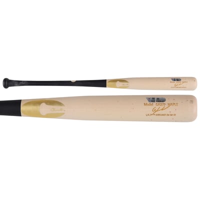 Gunnar Henderson Baltimore Orioles Fanatics Authentic Player-Issued Tan and Black Chandler Bat from the 2024 MLB Season - NF70456920
