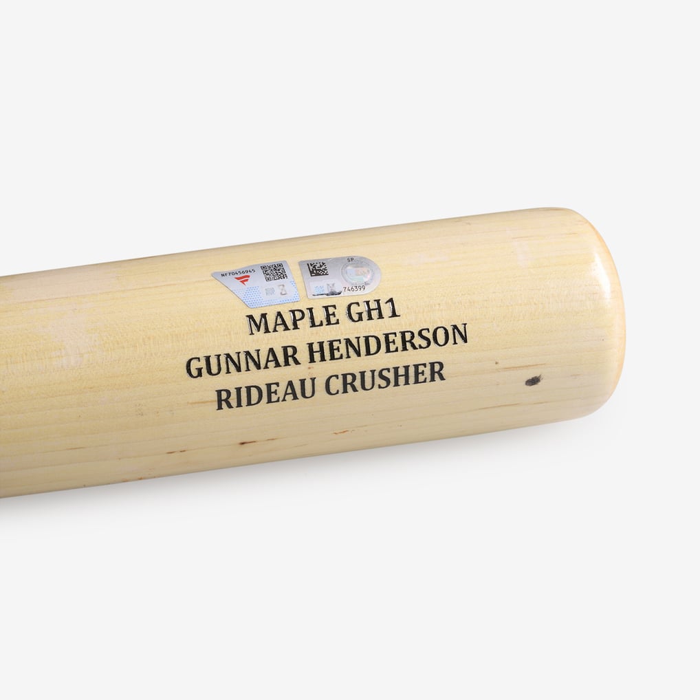 Gunnar Henderson Baltimore Orioles Fanatics Authentic Player-Issued Tan ...
