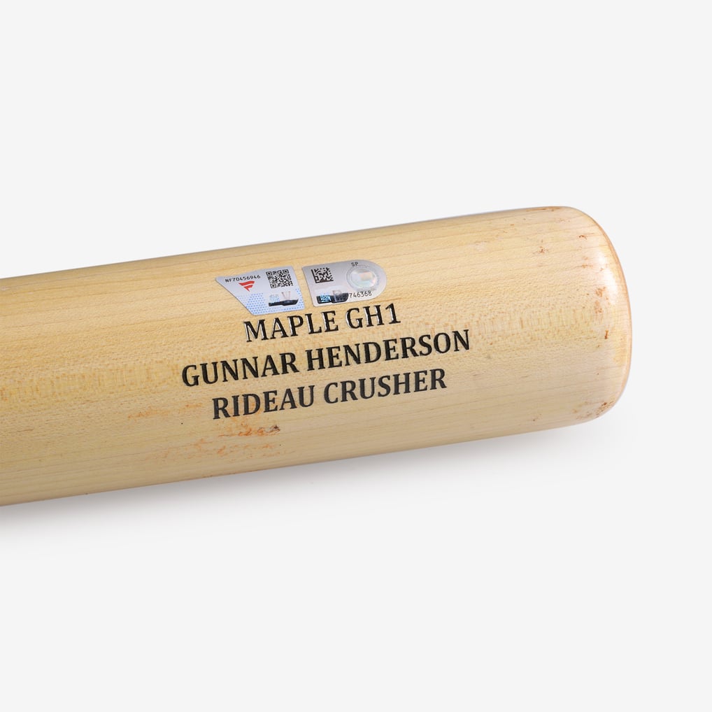 Gunnar Henderson Baltimore Orioles Fanatics Authentic Player-Issued Tan ...