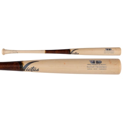 Gunnar Henderson Baltimore Orioles Fanatics Authentic Player-Issued Tan Victus Bat from the 2023 MLB Season - NF70456931