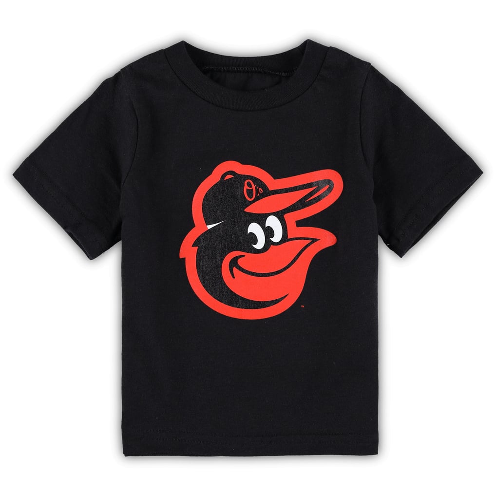 Baltimore Orioles Infant Team Crew Primary Logo T-Shirt - Black